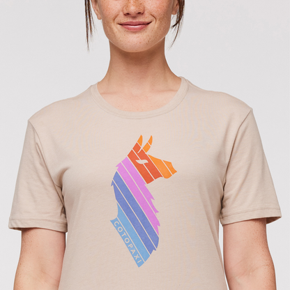 Llama Stripes T-Shirt - Women's