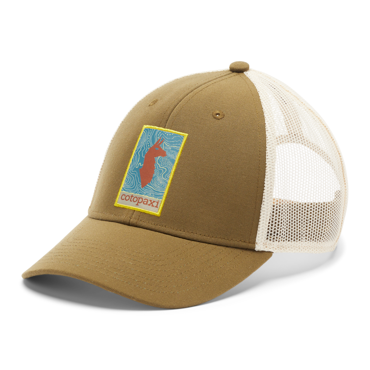 Llama Map Trucker Hat