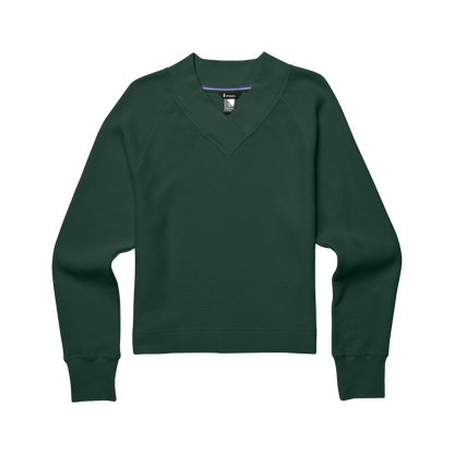 Atajo Long-Sleeve Waffle V-Neck - Women's